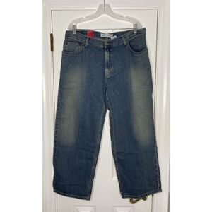 Levis Mens 550‎ Relaxed Fit Denim Jeans Medium Wash Husky 36x29 New